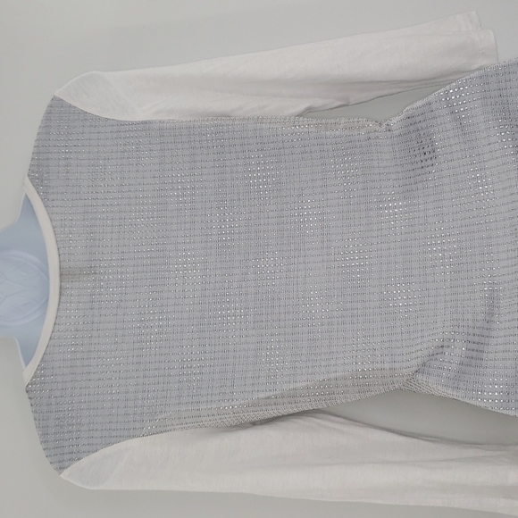 Bke Semi Sheer 3/4 Sleeve Top - Picture 4 of 6